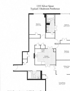 Silver Spear 3 Bedroom Penthouse Silver Spear 3 Bedroom Penthouse